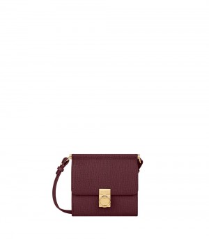 Polene Numéro Sept Crossbody Cüzdan Bordo | TÜRKIYE WH265