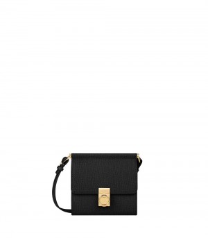 Polene Numéro Sept Crossbody Cüzdan Siyah | TÜRKIYE HG548